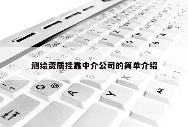 测绘资质挂靠中介公司的简单介绍