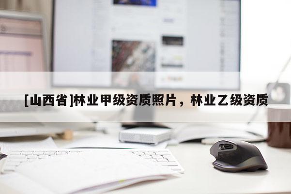 [山西省]林业甲级资质照片，林业乙级资质